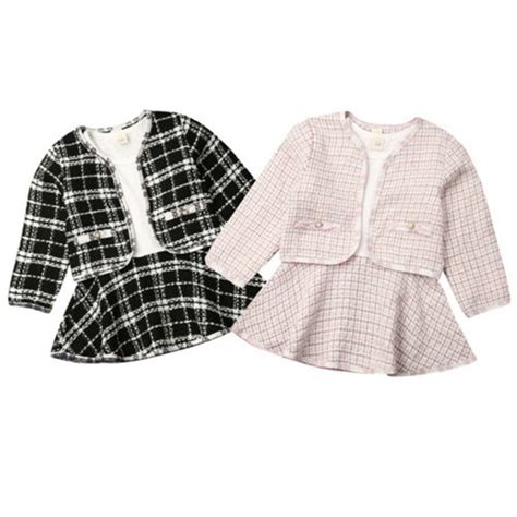 Baby Girls Party Formal Clothing Sets Spring Autumn 2pcs Babe Girl