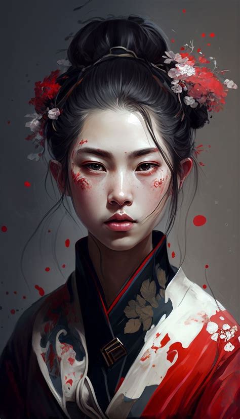 Épinglé Par Faustlne Burvenich Sur Visage Asiatique Art Geisha L Art Du Portrait Art Du
