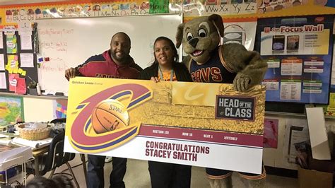 Cleveland Cavaliers Surprise Teacher With Head Of The Class Award