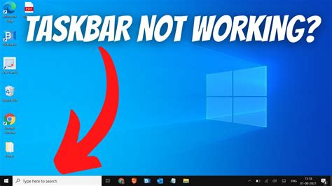How To Fix Windows 10 Taskbar Not Working Windows 10