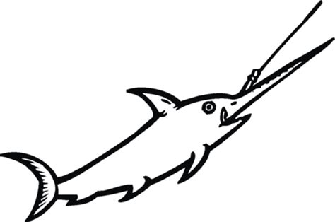 This swordfish coloring pages will helps kids to focus while developing creativity, motor skills and color recognition. Swordfish 4 coloring page | SuperColoring.com