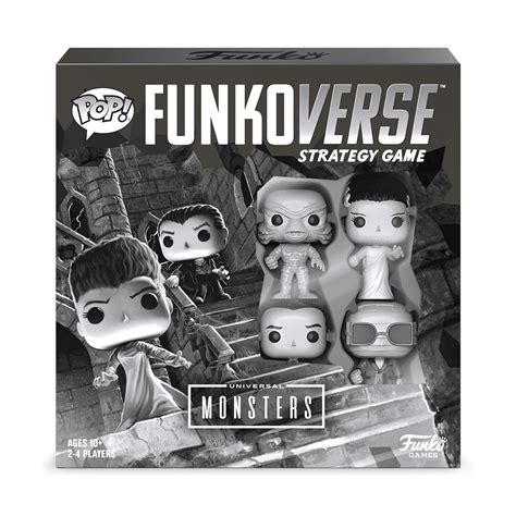 Buy Funkoverse Universal Monsters 100 4 Pack Board Game At Funko