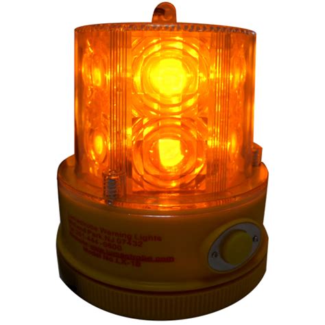 Led Warning Beacon With Plain Base Lx 18 P