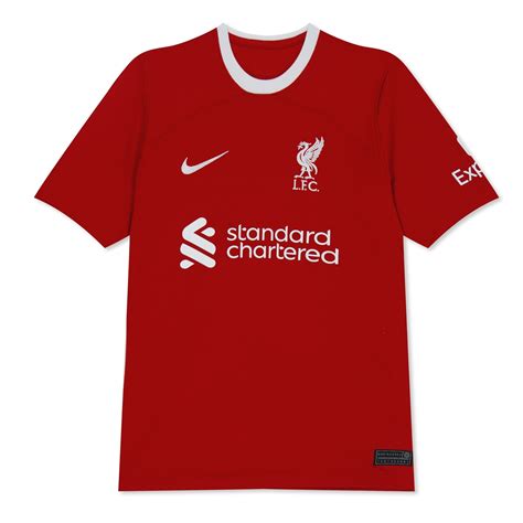 Nike Liverpool Home Shirt 2023 2024 Juniors Redwhite