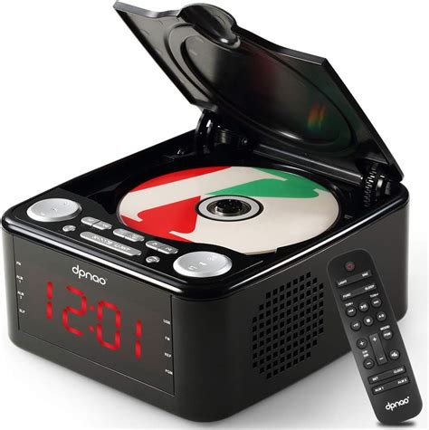 Bedside Alarm Clock Radio Digital Cd Player Fm Usb Port Led Display