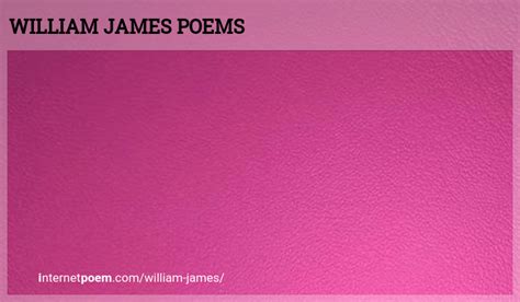 William James Poems