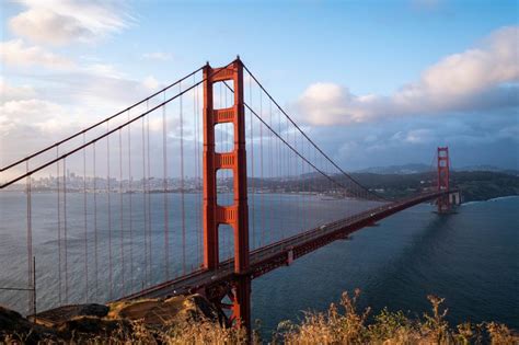 Free Stock Photo Of Golden Gate Bridge With Cloudy Sky Download Free