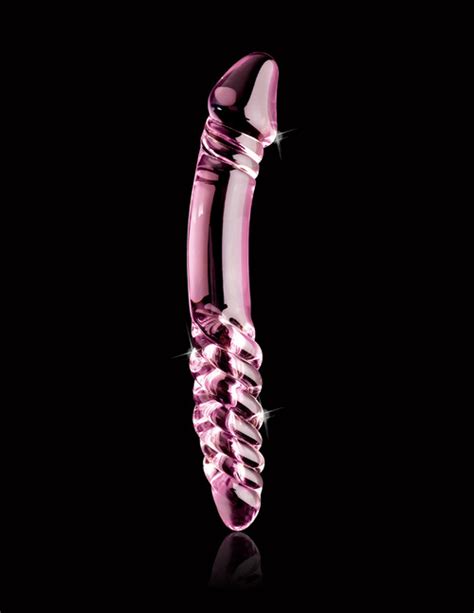 Buy The Icicles 57 Pink Double Sided Hand Blown Glass Dildo Pipedream Products