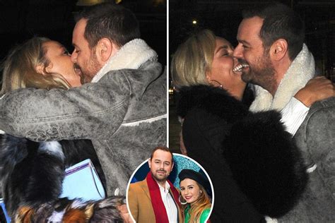 danny dyer kisses fan on the lips as he signs autographs after starring in nativity but