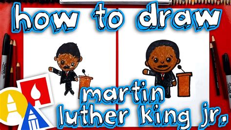 Not only is he talking about his own two kids, but also accepting you and me and others as his kids. How To Draw Cartoon Martin Luther King Jr - YouTube