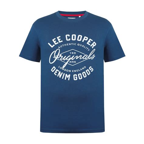 Lee Cooper Cooper Logo T Shirt Mens Lithuania