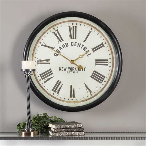 New From Uttermost Clocks A Bold Nice Statement Timepiece Wall