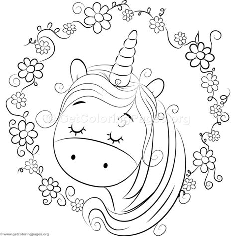 There are eight main characters and about thirty support characters. Cute Unicorn 5 Coloring Pages - GetColoringPages.org