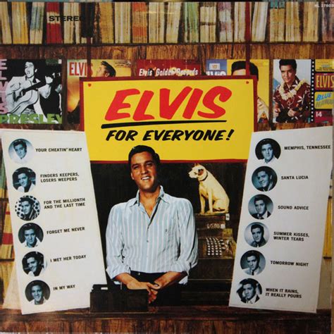 Elvis For Everyone By Elvis Presley Lp Rca Victor Cdandlp Ref2411631713