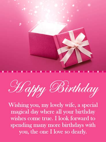 Happy birthday darling wife, i love you! Elegant Pink Rose Birthday Card for Wife | Birthday ...