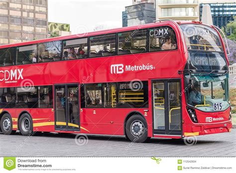 Metrobus (istanbul), a public transit system in istanbul, turkey. Double Decker Metrobus - Mexico City Editorial Stock Image ...
