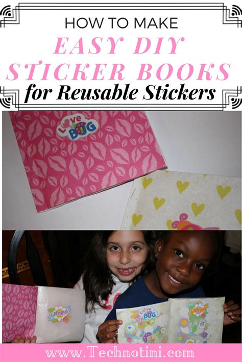 There is a protect film on the surface. How to make easy DIY sticker books for reusable stickers…that look fabulous!