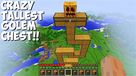 What Happens If You Spawn The Cursed Tallest Chest Golem In Minecraft Maze Super Chest Golem