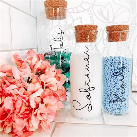 Glass 1ltr Jars Beautiful Personalised Bath Salts And Laundry Etsy