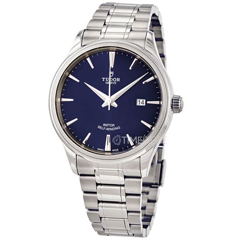 Tudor Style Automatic Blue Dial Mens 41 Mm Watch M12700 0009