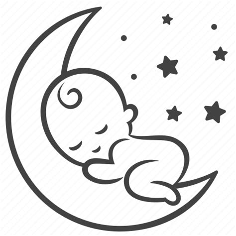 Baby Dream Moon Sleep Sleeps Sweet Sweet Dream Icon Download On