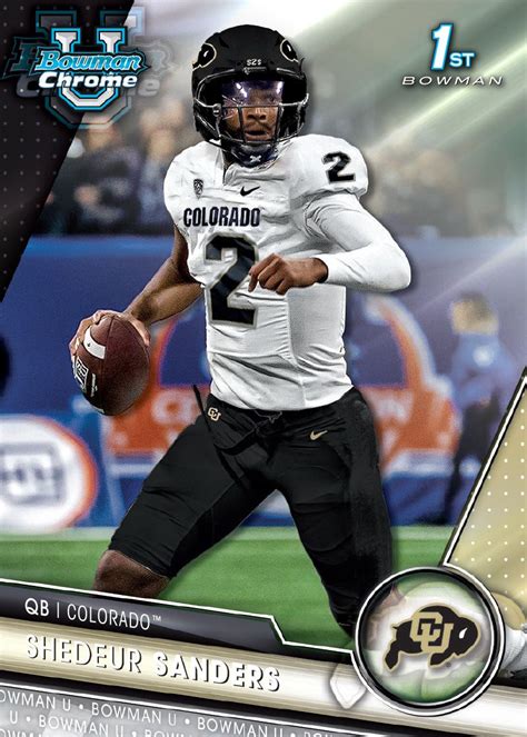 Shedeur Sanders Among Those With 1st Collegiate Licensed Cards In 2023