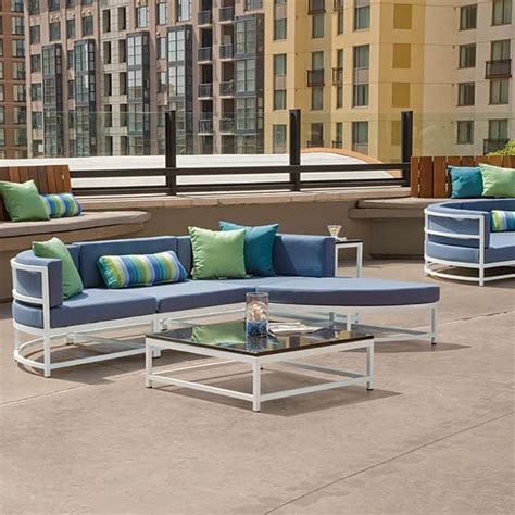 Patio furniture makes for a classy and sophisticated outdoor furniture. Elegant Outdoor Furniture for Stylish Terrace Design