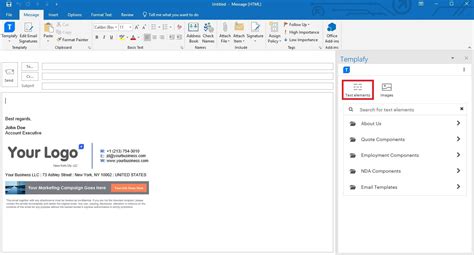 Select the font size you want to use the same way. How to add a text element to an email in Outlook? - Help ...