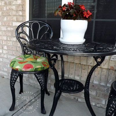 All Gus'ed Up: How To Paint Wrought Iron | Wrought iron patio furniture, Patio furniture ...