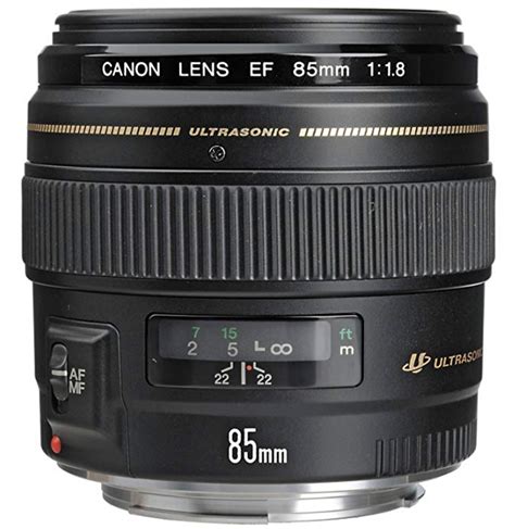 Canon Ef 85mm F18 Usm Medium Telephoto Lens For Canon Slr Cameras