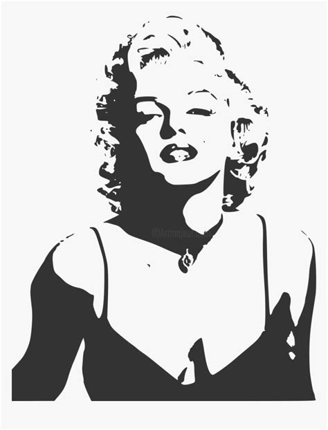 Marilyn Monroe Stencil Design