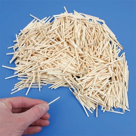 1000 Natural Wooden Craft Matchsticks Art And Craft From Early Years