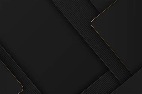 Premium Vector Elegant Dark Background With Golden Details Dark