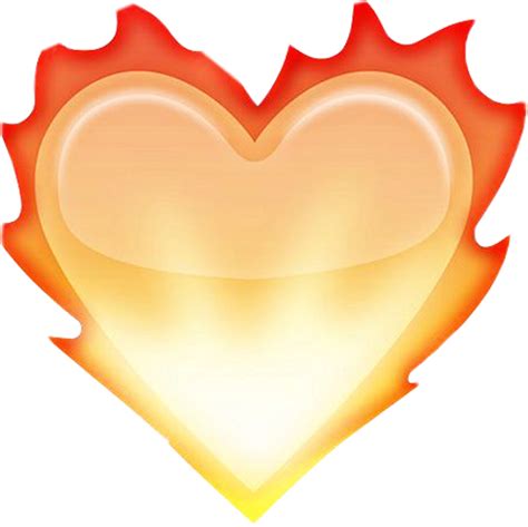 Fire Emoji Transparent Fire Heart Emoji Clipart Full Size Clipart