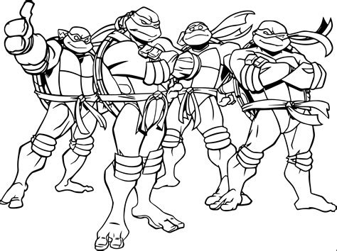 Nickelodeon Teenage Mutant Ninja Turtles Coloring Pages at GetDrawings