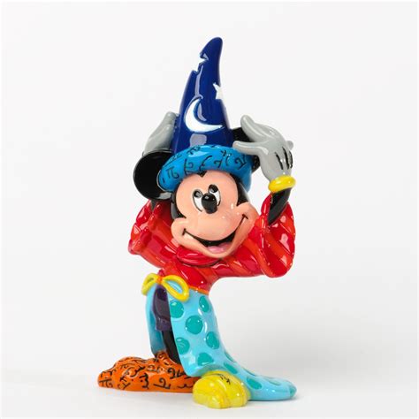 Disney By Romero Britto Mini Mickey Mouse Sorcerer Figurine Enesco New