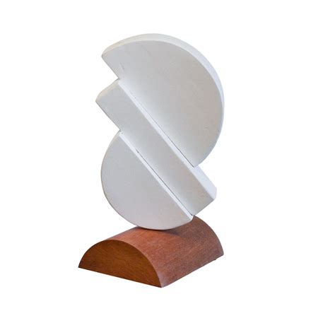 Leon Smith - Motherlode (Mid-Century Modern Abstract Sculpture in White