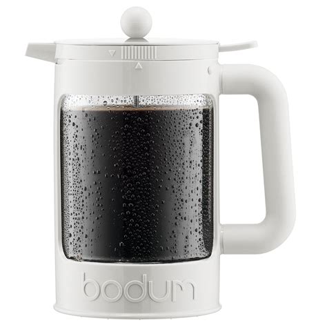 Bodum Bean Iced Coffee Maker Cold Brew Coffee Maker 1 5 L 51oz White