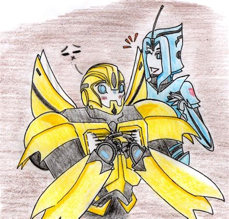Transformers Prime Bumblebee Y Martha Marina By Marthamarri On Deviantart