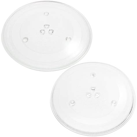 2 Pack Replacement Emerson Mw8987w Microwave Glass Plate Compatible Emerson 203500 Microwave
