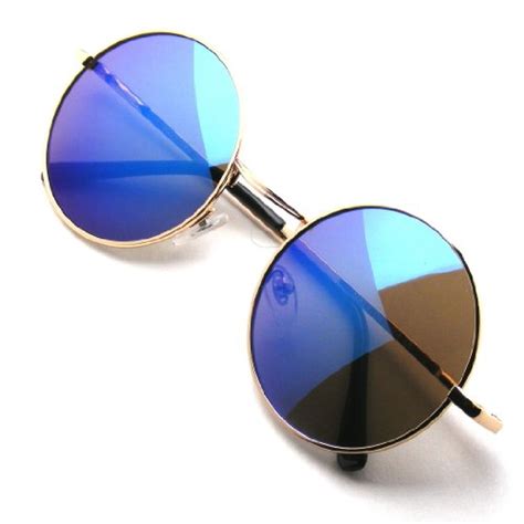 buy emblem eyewearmens womens retro inspired sunglasses round hippie shades retro colored lenses