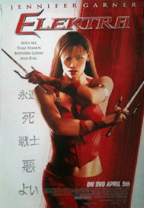 Jennifer Garner Elektra Movie Promo Poster 2004 Ebay