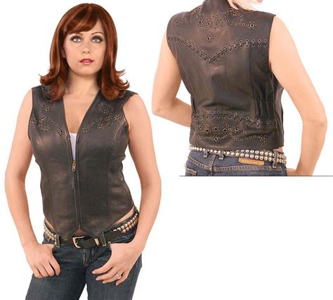 Women S Leather Vests The A To Z Of Vests Leathericon Blog