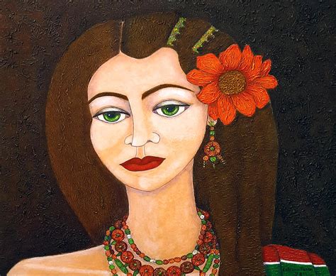 Gypsy With Green Eyes Painting By Madalena Lobao Tello Pixels