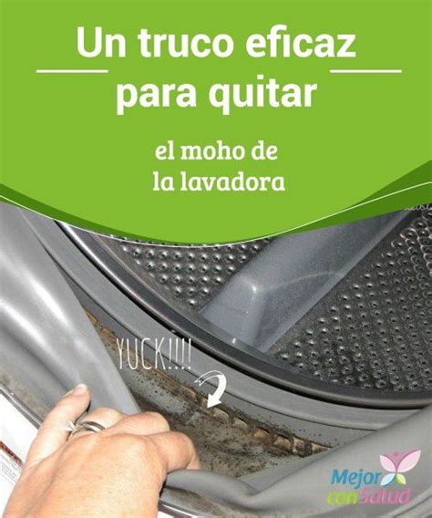 Si estás harto de sufrir los malos olores que desprende tu lavadora y de ver la suciedad y el moho acumulado en la goma de ¿notas que tu lavadora huele mal y encima tiene manchas en la goma? Truco eficaz para eliminar la suciedad y el moho de la ...