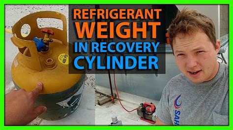 How To Tell How Much Refrigerant There Is In A Recovery Tank Youtube