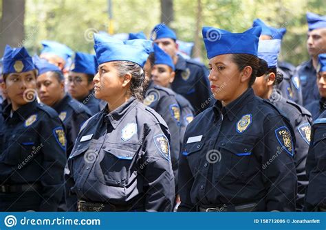 Mexican Female Cadets Editorial Photo Image Of Mexico 158712006