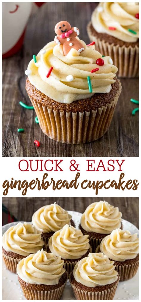 Move over, christmas cookies — these creative cupcakes make for the. Gingerbread Cupcake | Recipe in 2020 (With images ...