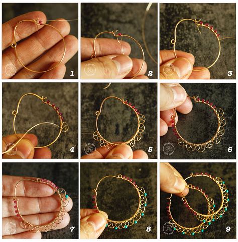 How To Make Wire Wrapped Hoop Earrings Artofit