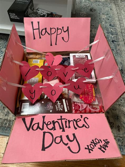 Valentines Day Care Package Diy Valentine Ts For Boyfriend